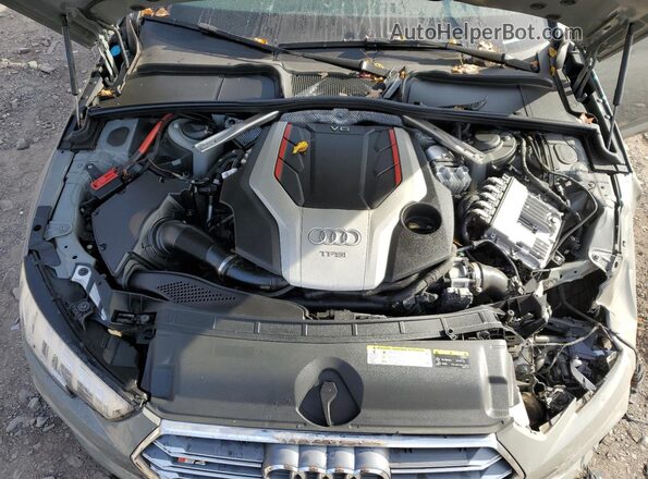 WAUB4AF44KA035213 2019 AUDI S4 Gray Սալոնի հետևի տեսք