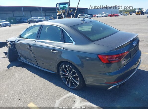 WAUB4AF46JA003880 2018 AUDI S4 Gray Trasero izquierdo
