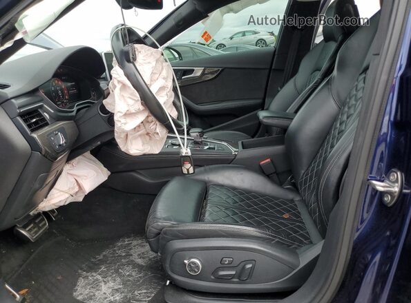 WAUB4AF4XJA001890 2018 AUDI S4 Blue Vista interior delantera
