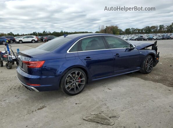 WAUB4AF4XJA001890 2018 AUDI S4 Blue Trasero derecho