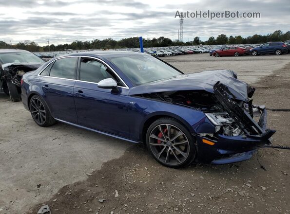 WAUB4AF4XJA001890 2018 AUDI S4 Blue Delantero derecho