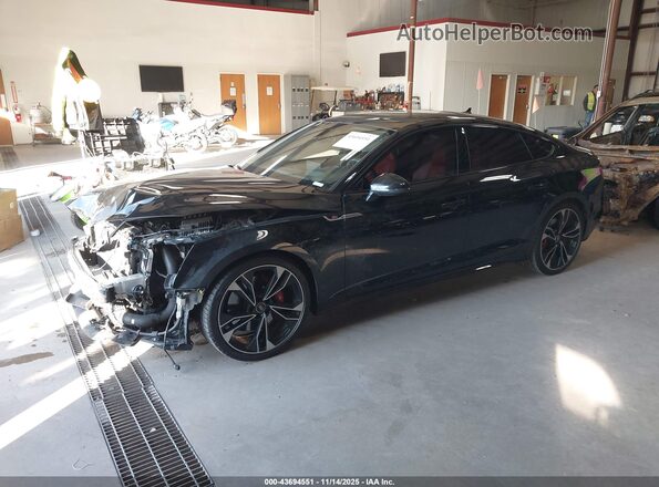 WAUB4CF54MA052990 2021 AUDI S5 Черный Передняя левая четверть