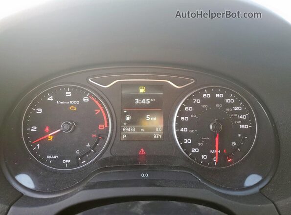 WAUBEGFF9LA089299 2020 AUDI OTHER Black Instrument cluster view