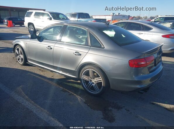 WAUBGAFL1GA003258 2016 AUDI S4 Black უკანა მარცხენა