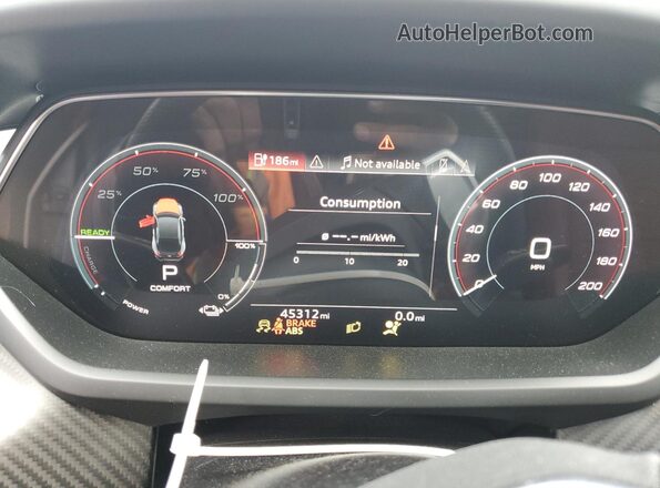 WAUBHBFW0N7904239 2022 AUDI RS White Вид щитка приладів