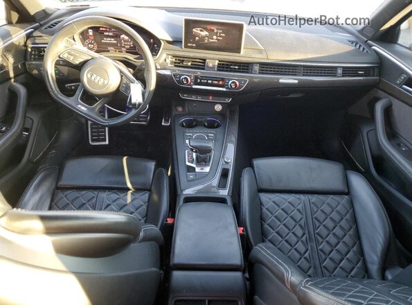 WAUC4AF40KA018638 2019 AUDI S4 Gray Widok deski rozdzielczej