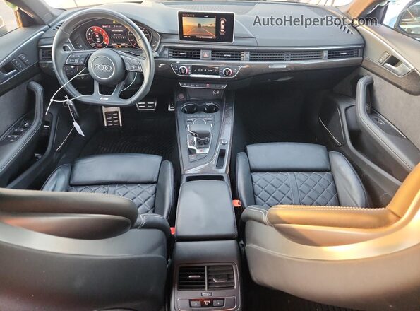 WAUC4AF43JA002593 2018 AUDI S4 White წინა პანელის ხედი