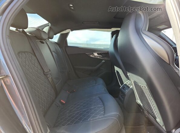 WAUC4AF45LA042760 2020 AUDI S4 Gray Հետևի նստատեղերի տեսք
