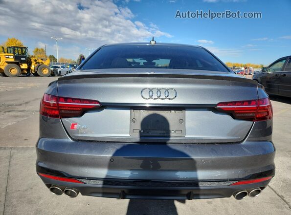 WAUC4AF45LA042760 2020 AUDI S4 Gray Հետևի տեսք