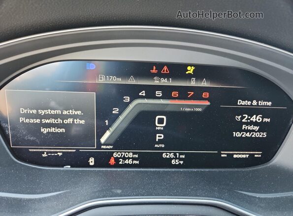 WAUC4AF45LA042760 2020 AUDI S4 Gray Սարքավորումների վահանակի տեսք
