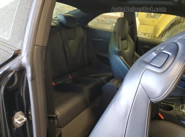 WAUC4AFR2GA022483 2016 AUDI S5 Black Вид задніх сидінь