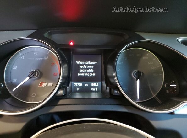 WAUC4AFR2GA022483 2016 AUDI S5 Black Вид щитка приладів