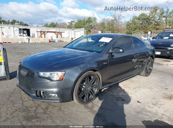 WAUC4AFR2HA001473 2017 AUDI S5 Gray Առջևի ձախ երեք քառորդ տեսարան