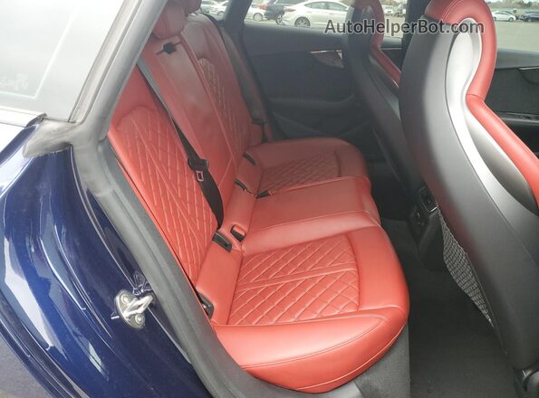 WAUC4CF53NA007769 2022 AUDI S5 Blue Vista de los asientos traseros