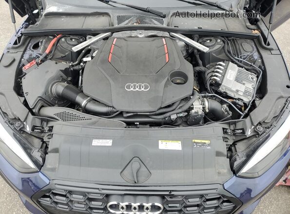 WAUC4CF53NA007769 2022 AUDI S5 Blue Vista interior trasera