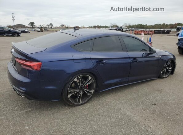 WAUC4CF53NA007769 2022 AUDI S5 Blue Trasero derecho
