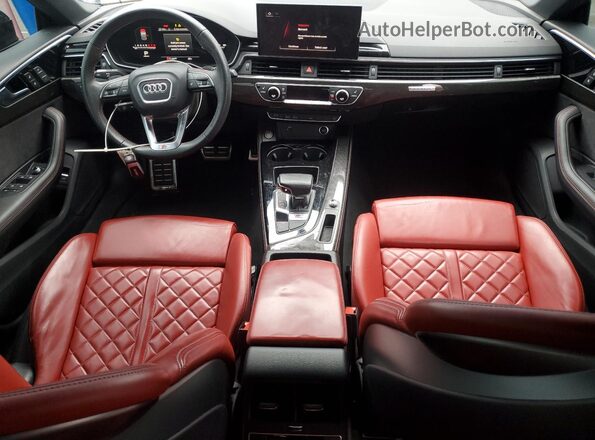 WAUC4CF53NA007769 2022 AUDI S5 Blue Vista del salpicadero