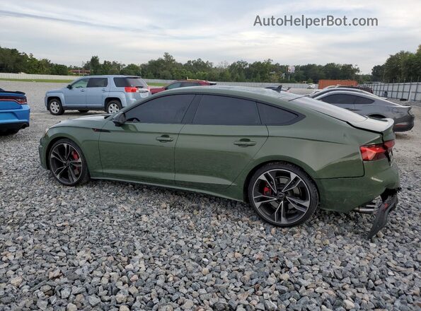 WAUC4CF53NA021381 2022 AUDI S5 Green Trasero izquierdo