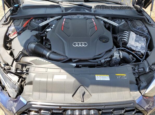 WAUC4CF53RA098676 2024 AUDI S5 Blue უკანა სალონის ხედი