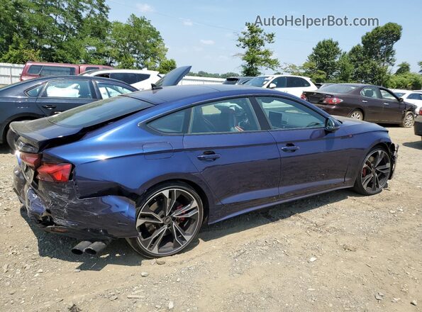 WAUC4CF53RA098676 2024 AUDI S5 Blue უკანა მარჯვენა
