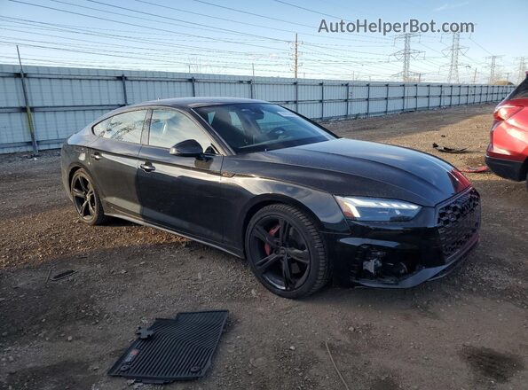 WAUC4CF55RA099358 2024 AUDI S5 Black Передня права чверть