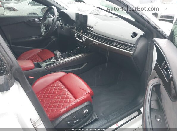 WAUC4CF56LA015720 2020 AUDI S5 White Вид салону спереду