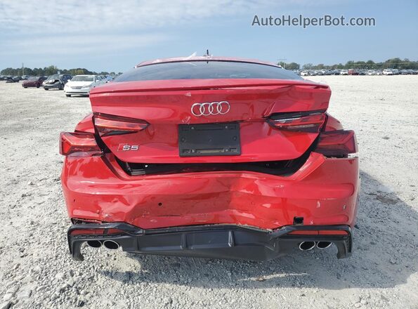 WAUC4CF56MA022703 2021 AUDI S5 Red Вид ззаду
