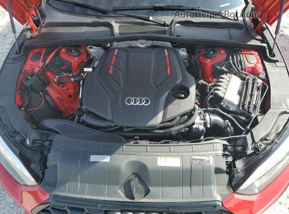 WAUC4CF56MA022703 2021 AUDI S5 Red Вид задньої частини салону