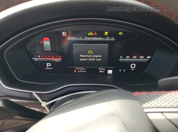 WAUC4CF57RA048704 2024 AUDI S5 Black Instrument cluster view