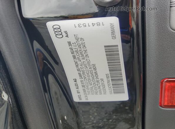 WAUC4CF57RA116015 2024 AUDI S5 Black Vista del compartimento del motor