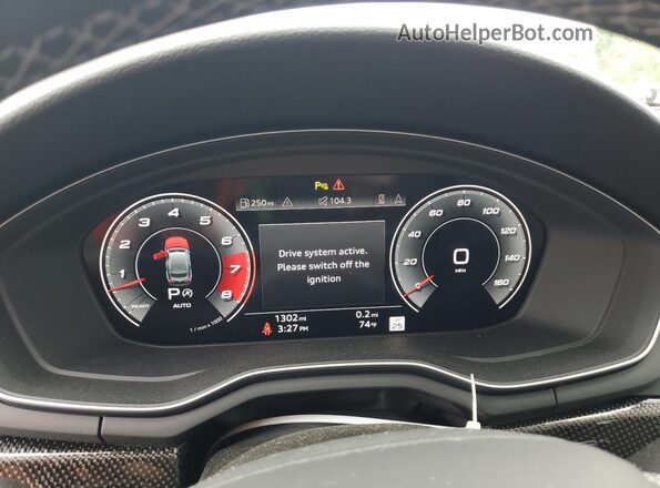 WAUC4CF57RA116015 2024 AUDI S5 Black Vista del cuadro de instrumentos