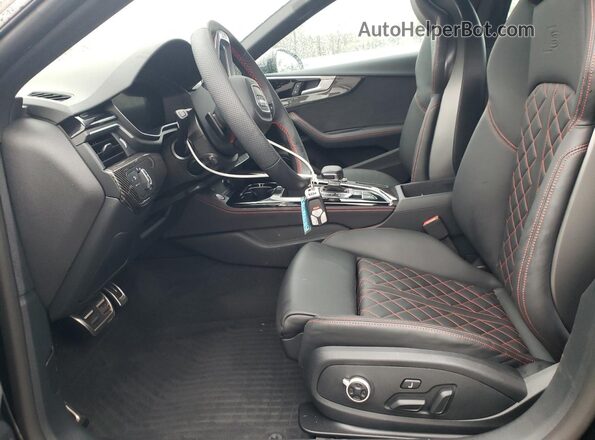 WAUC4CF57RA127595 2024 AUDI S5 Black Widok wnętrza z przodu