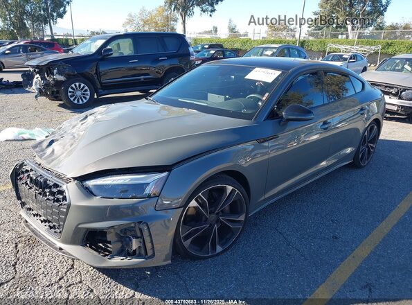 WAUC4CF59RA102990 2024 AUDI S5 Gray წინა მარცხენა ხედი სამი მეოთხედიდან