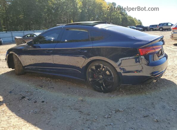 WAUC4CF5XMA063111 2021 AUDI S5 Синий Задняя левая четверть