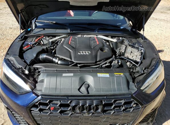 WAUC4CF5XMA063111 2021 AUDI S5 Синий Вид задней части салона