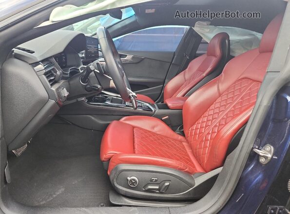 WAUC4CF5XMA063111 2021 AUDI S5 Синий Вид салона спереди