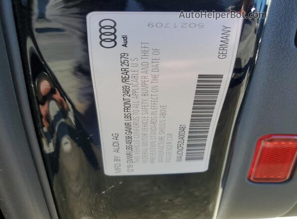 WAUCNCF52LA003481 2020 AUDI OTHER Черный Вид подкапотного пространства
