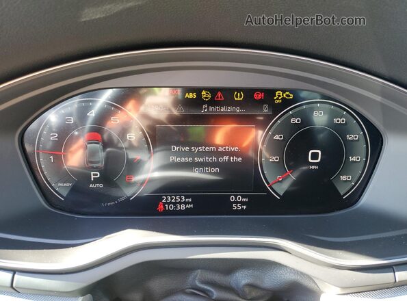 WAUDACF50SA009844 2025 AUDI OTHER Black Սարքավորումների վահանակի տեսք