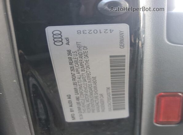 WAUDACF55SA007796 2025 AUDI OTHER Черный 