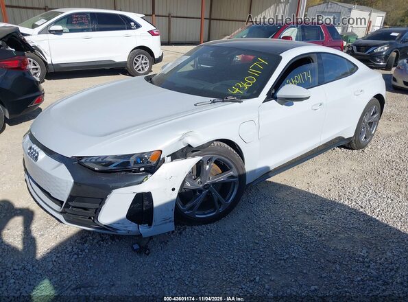 WAUDJBFW8R7002070 2024 AUDI E-TRON White Առջևի ձախ երեք քառորդ տեսարան