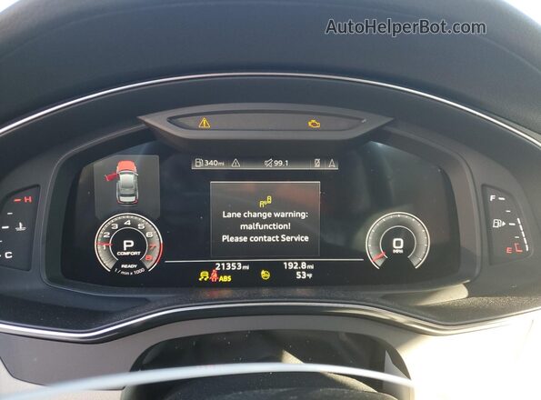 WAUE3BF23PN092989 2023 AUDI OTHER Blue Instrument cluster view
