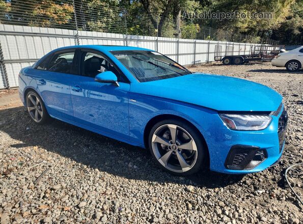 WAUEAAF43MN012765 2021 AUDI OTHER Blue Przód prawy