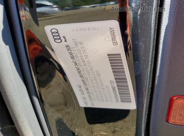 WAUEAAF49MN011121 2021 AUDI OTHER Black 