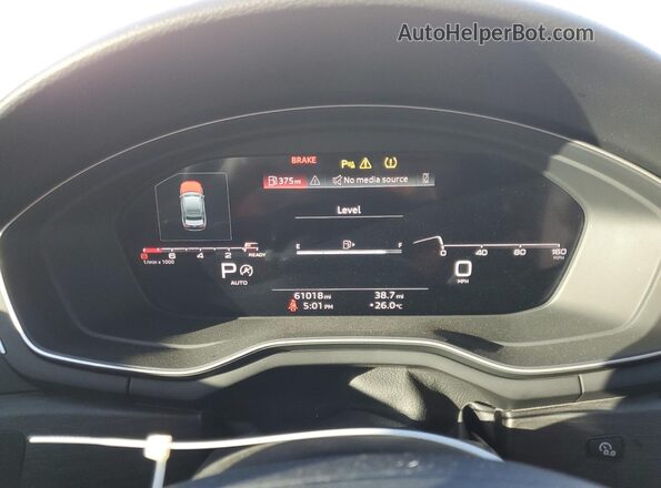 WAUEAAF4XMA030347 2021 AUDI OTHER White Vista del cuadro de instrumentos