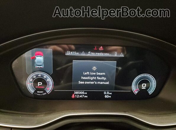 WAUEACF50PA002856 2023 AUDI OTHER Gray Instrument cluster view