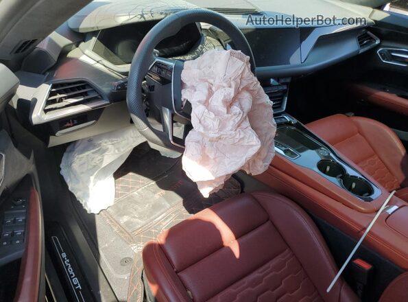 WAUEJBFW1R7002772 2024 AUDI E-TRON Black Вид панелі приладів