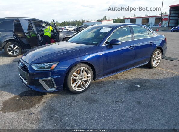 WAUENAF41LN009494 2020 AUDI OTHER Blue წინა მარცხენა ხედი სამი მეოთხედიდან
