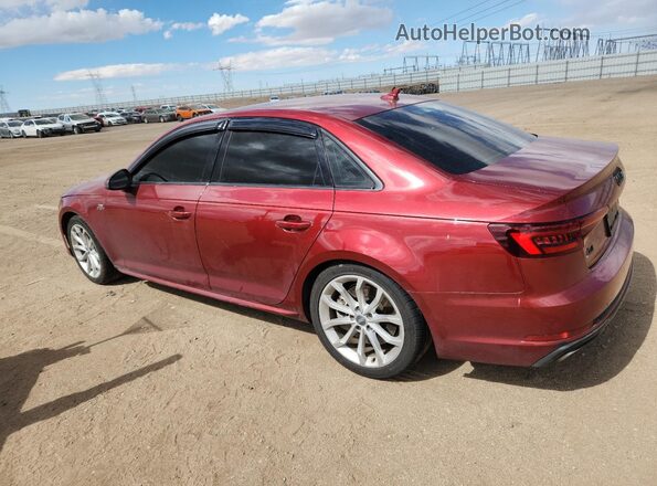 WAUENAF45KA067498 2019 AUDI OTHER Maroon Tył lewy