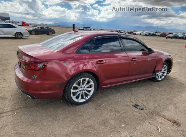 WAUENAF45KA067498 2019 AUDI OTHER Maroon Tył prawy