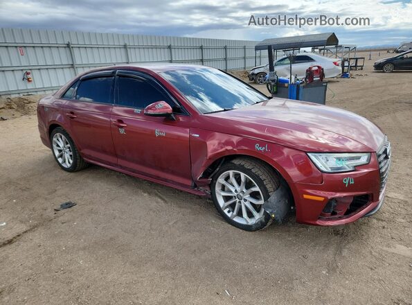 WAUENAF45KA067498 2019 AUDI OTHER Maroon Przód prawy